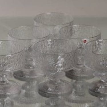 Iittala Senaattori cockail-lasit, kirkas, 6 kpl, suunnittelija Timo Sarpaneva,