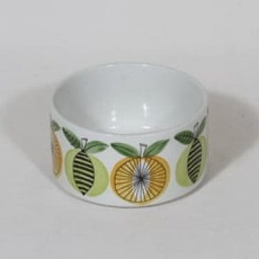 Arabia Pomona purnukka, 36.5 cl, suunnittelija Raija Uosikkinen, 36.5 cl, painettu, retro, käsinmaalattu