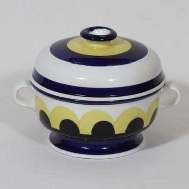 Arabia Paju liemimalja, 1.08 l, suunnittelija Anja Jaatinen-Winqvist, 1.08 l, käsinmaalattu, signeerattu, retro