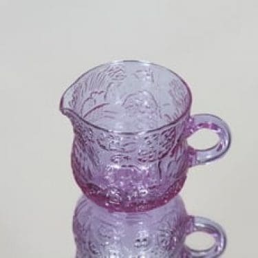 Nuutajärvi Fauna kermakko, ametisti, suunnittelija Oiva Toikka,