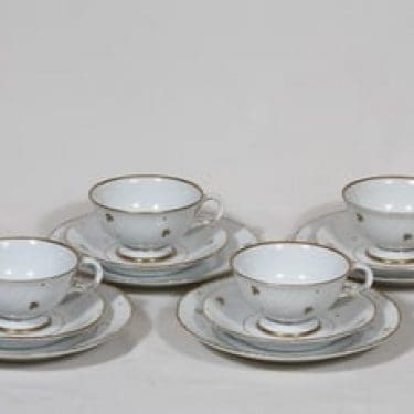 Arabia Apila kahvikupit ja lautaset, 4 kpl, suunnittelija , painokoriste