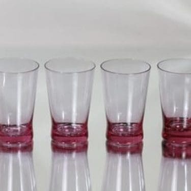 Riihimäen lasi Milano lasit, 18 cl, 4 kpl, suunnittelija Sakari Pykälä, 18 cl