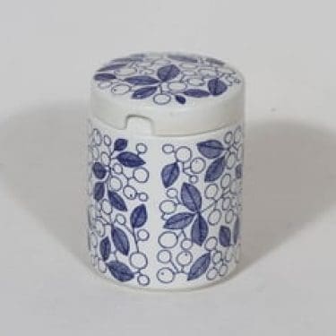 Arabia Terttu purnukka, suunnittelija Kaarina Aho, serikuva, retro