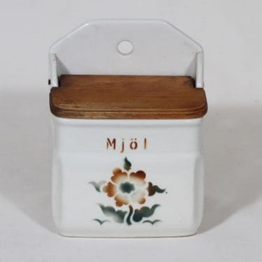 Arabia FA jauhoastia, kukkakuvio, suunnittelija , kukkakuvio, puhalluskoriste