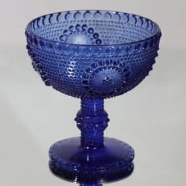 Riihimäen lasi Grapponia malja, jalallinen, suunnittelija Nanny Still, jalallinen