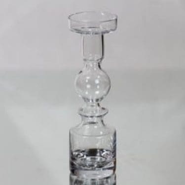 Riihimäen lasi Pompadour maljakko, kirkas, suunnittelija Nanny Still,