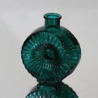 Riihimäen lasi Aurinkopullo koristepullo, koko ¼, suunnittelija Helena Tynell, koko ¼, pieni