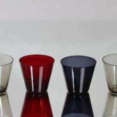 Nuutajärvi Kartio lasit, 10 cl, 4 kpl, suunnittelija Kaj Franck, 10 cl