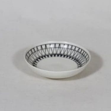 Arabia vati, käsinmaalattu, suunnittelija Brita Heilimo, käsinmaalattu, pieni, signeerattu, funktionalismi