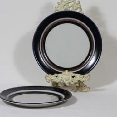 Arabia Saara lautaset, käsinmaalattu, 2 kpl, suunnittelija Anja Jaatinen-Winquist, käsinmaalattu