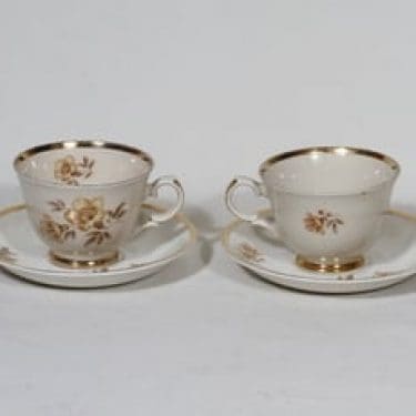 Arabia Myrna kahvikupit, 2 kpl, suunnittelija Olga Osol, siirtokuva