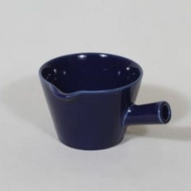 Arabia Kilta kastikekaadin, sininen lasite, suunnittelija Kaj Franck, pieni