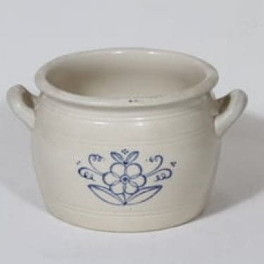 Arabia B2 ruukku, 1.7 l, suunnittelija , 1.7 l, kobolttimaalaus, kukkakuvio