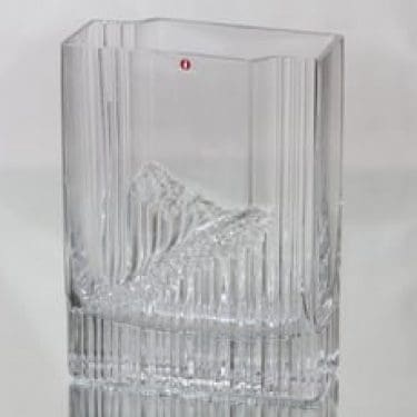 Iittala Sointu maljakko, signeerattu, suunnittelija Tapio Wirkkala, signeerattu, massiivinen