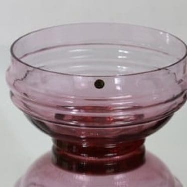 Riihimäen lasi Sulttaani kulho, ametisti, suunnittelija Nanny Still, suuri