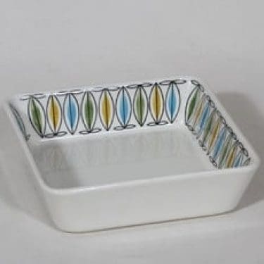 Arabia BA kulho, käsinmaalattu, suunnittelija Raija Uosikkinen, käsinmaalattu, pieni, kuparipainokoriste