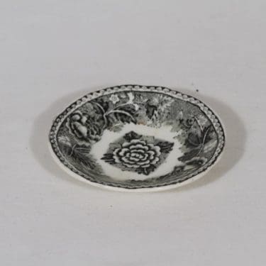 Arabia Maisema voivati, musta, suunnittelija , pieni, kuparipainokoriste