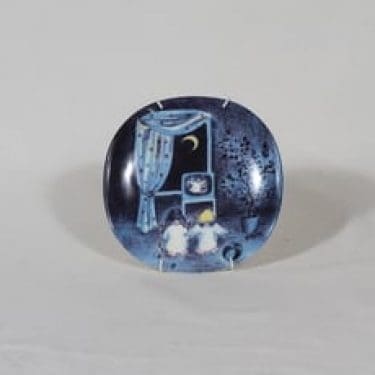 Arabia koristelautanen, Anna meille enkeleitä, suunnittelija Riittatuulikki Hirvonen, Anna meille enkeleitä, pieni, serikuva