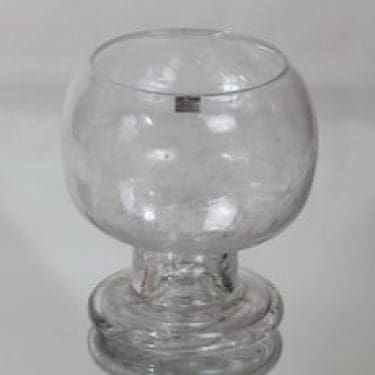 Nuutajärvi Sargasso malja, jalallinen, suunnittelija Kaj Franck, jalallinen, signeerattu