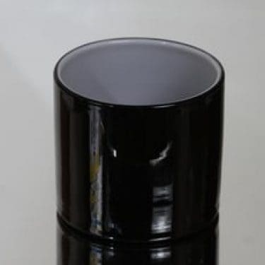 Riihimäen lasi Black and white kulho, musta-valkoinen, suunnittelija Nanny Still,