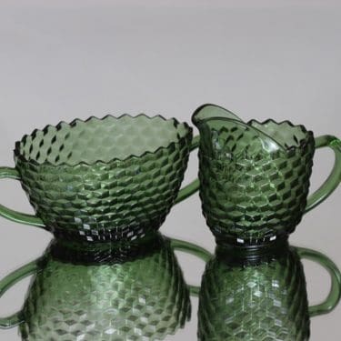 Nuutajärvi sokerikko ja kermakko, vihreä, suunnittelija ,