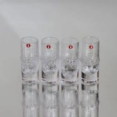 Iittala Niva snapsilasit, 3 cl, 4 kpl, suunnittelija , 3 cl