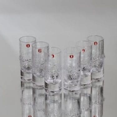 Iittala Niva snapsilasit, 3 cl, 6 kpl, suunnittelija , 3 cl