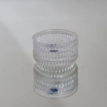 Nuutajärvi Kastehelmi lautaset, kirkas, 5 kpl, suunnittelija , pieni