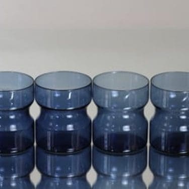 Iittala Tsaikka teelasit, sininen, 4 kpl, suunnittelija ,