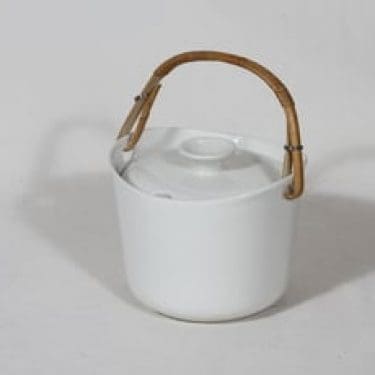 Arabia AL marmelaadirasia, valkoinen, suunnittelija Ulla Procope,