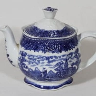 Arabia Maisema teekaadin, sininen, suunnittelija , serikuva