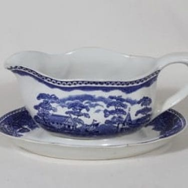 Arabia Maisema kastikekaadin, sininen, suunnittelija , serikuva