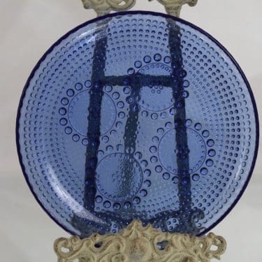 Riihimäen lasi Grapponia lautanen, matala, suunnittelija Nanny Still, matala