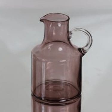 Nuutajärvi 1603 karahvi, violetti, suunnittelija Kaj Franck, pieni