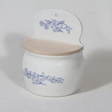 Arabia Sininen suola-astia, suunnittelija Raija Uosikkinen, serikuva