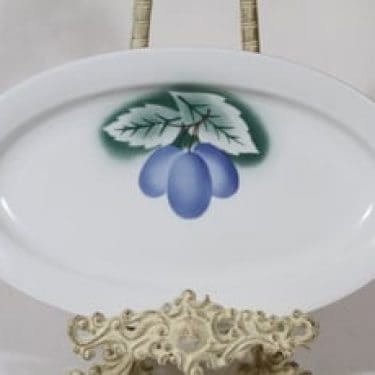 Arabia Luumu vati, suunnittelija , soikea, serikuva