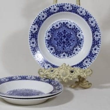 Arabia Ali lautaset, syvä, 3 kpl, suunnittelija , syvä, kuparipainokoriste