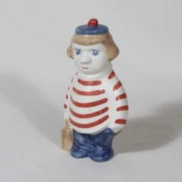 Arabia Tuutikki figuuri, käsinmaalattu, suunnittelija Tuulikki Pietilä, käsinmaalattu, muumiaihe