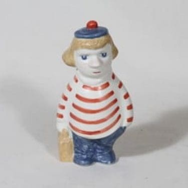 Arabia Tuutikki figuuri, käsinmaalattu, suunnittelija Tuulikki Pietilä, käsinmaalattu, muumiaihe