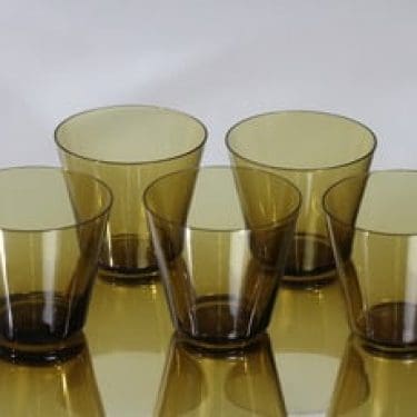 Nuutajärvi Kartio lasit, 14 cl, 5 kpl, suunnittelija Kaj Franck, 14 cl, pieni