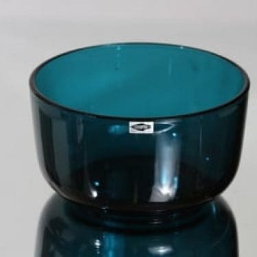 Nuutajärvi 5577 kulho, turkoosi, suunnittelija Saara Hopea,