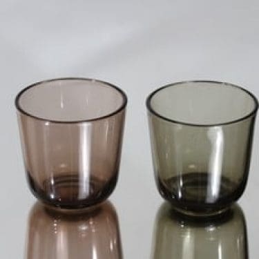 Nuutajärvi 5032 lasit, eri värejä, 2 kpl, suunnittelija Kaj Franck,