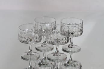 Riihimäen lasi Grappo lasit, 14 cl, 4 kpl, suunnittelija Nanny Still, 14 cl, jalallinen
