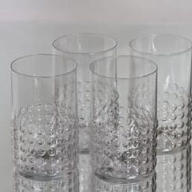 Riihimäen lasi Grappo lasit, 40 cl, 4 kpl, suunnittelija Nanny Still, 40 cl