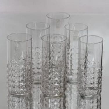 Riihimäen lasi Grappo lasit, 16 cl, 6 kpl, suunnittelija Nanny Still, 16 cl