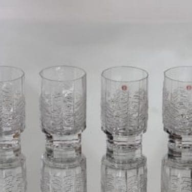 Iittala Kuusi lasit, 10 cl, 4 kpl, suunnittelija Jorma Vennola, 10 cl