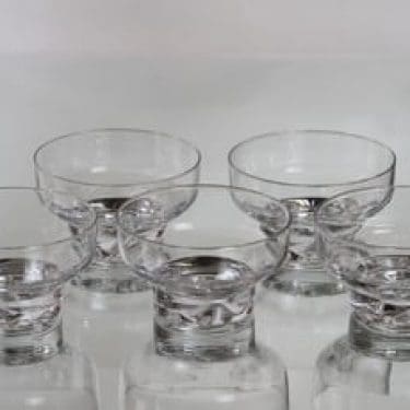 Iittala Jäänsärkijä jälkiruokakulhot, 20 cl, 5 kpl, suunnittelija Tapio Wirkkala, 20 cl