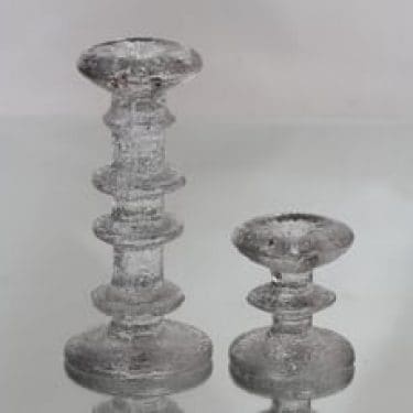 Iittala Festivo kynttilänjalat, eri kokoja, 2 kpl, suunnittelija Timo Sarpaneva, eri kokoja