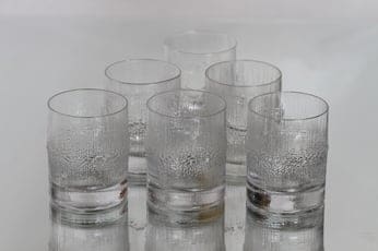 Iittala Niva lasit, 20 cl, 6 kpl, suunnittelija Tapio Wirkkala, 20 cl