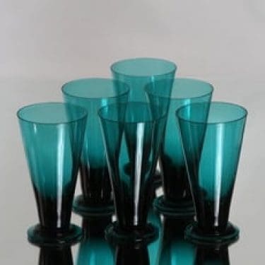 Riihimäen lasi T/335 lasit, 12 cl, 6 kpl, suunnittelija Nanny Still, 12 cl